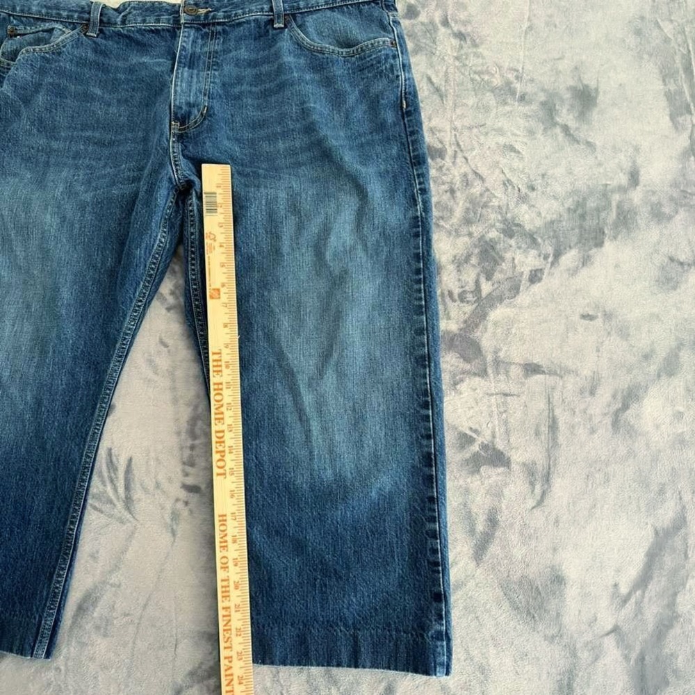 Tommy Hilfiger Relaxed Freedom Jeans 42x30 Medium Wash 100% Cotton 5 Pocket Men - Picture 6 of 12